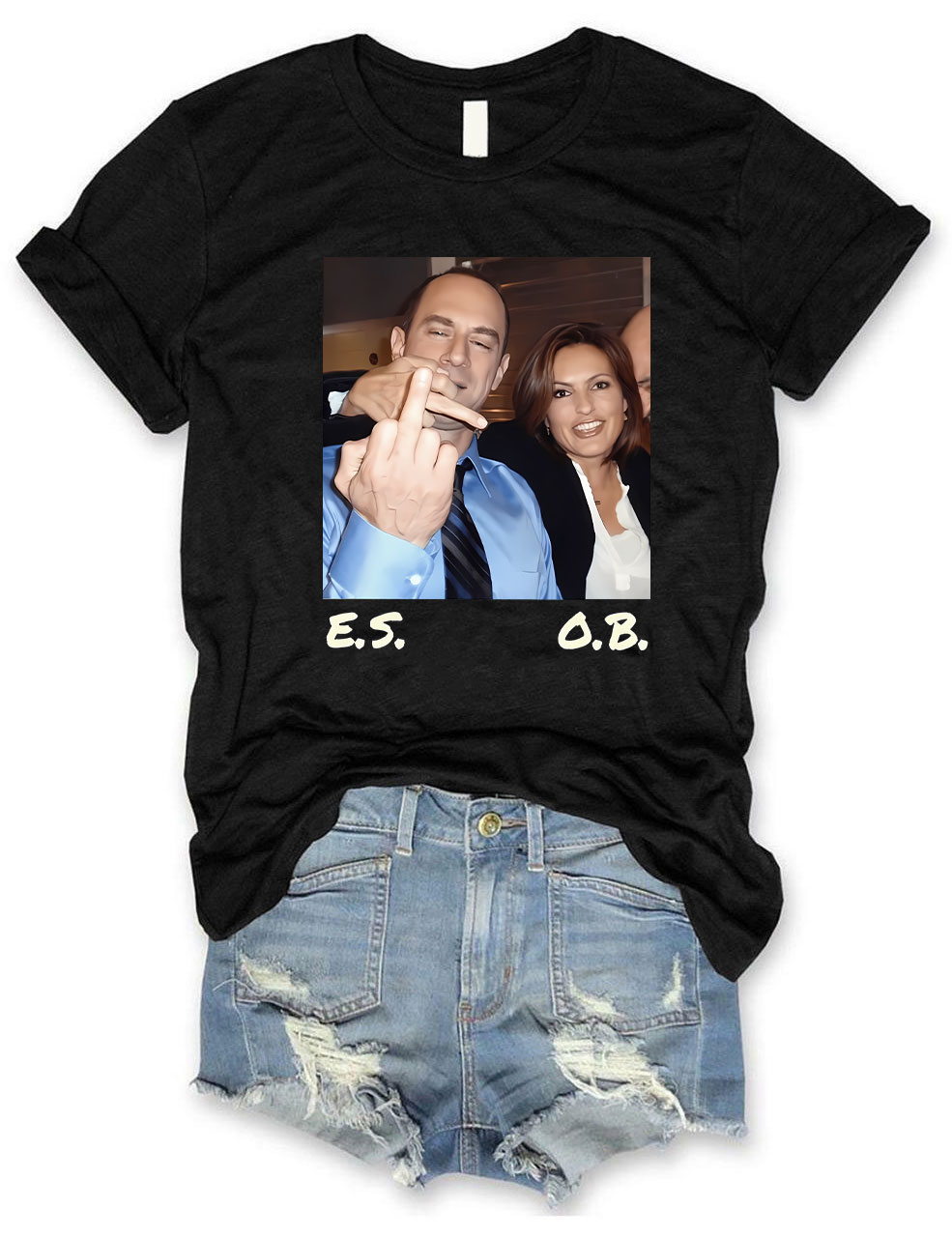 Ell.iot Sta.bler And Oli.via Benso.n T-Shirt