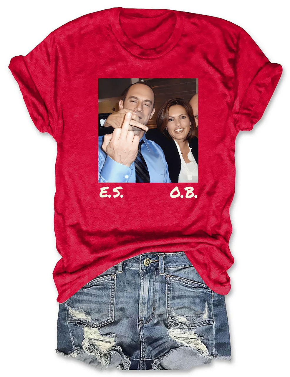 Ell.iot Sta.bler And Oli.via Benso.n T-Shirt