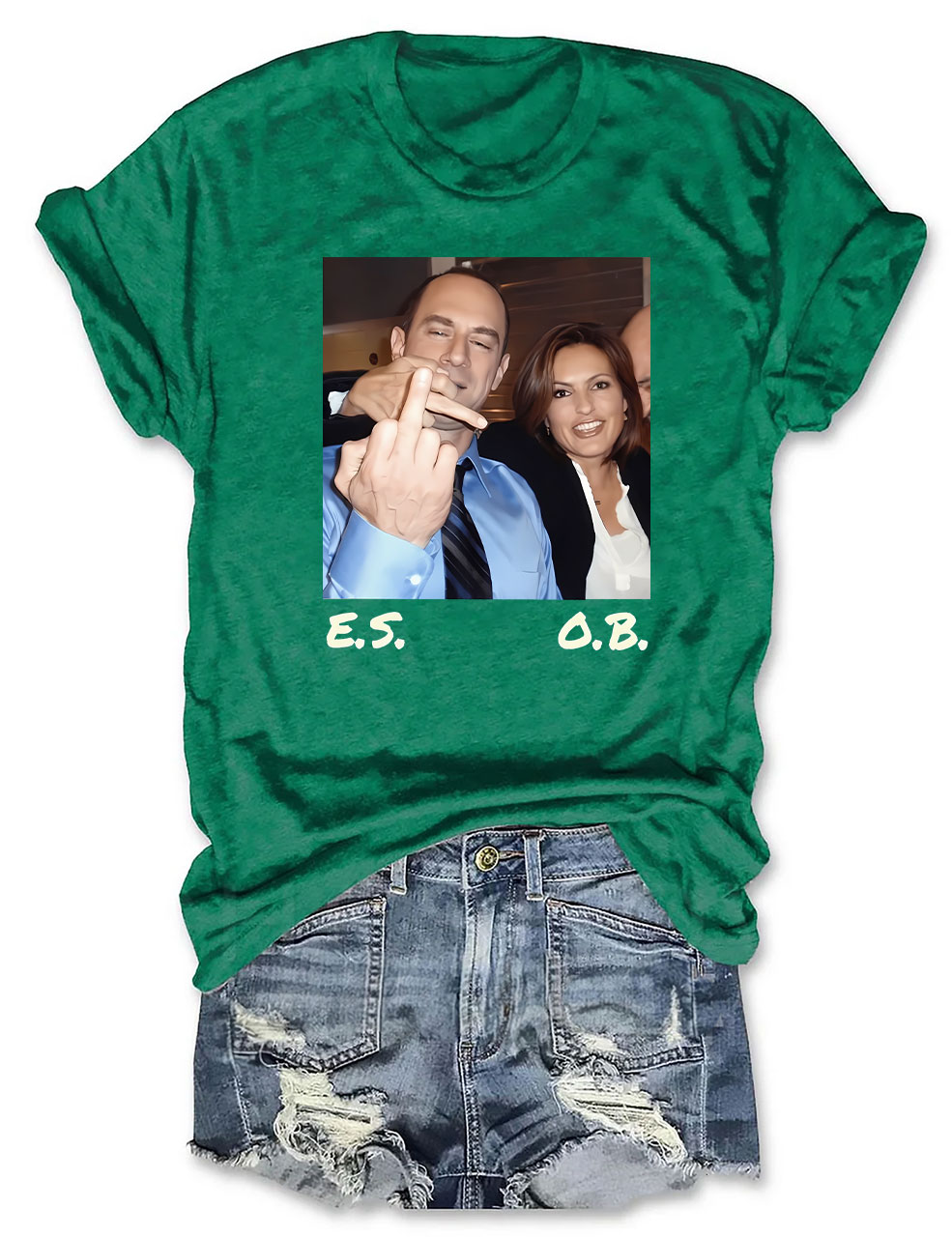 Ell.iot Sta.bler And Oli.via Benso.n T-Shirt