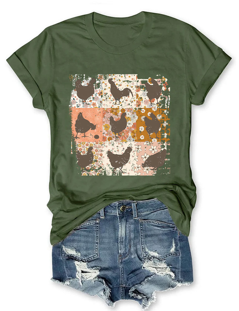 Boho Chickens T-Shirt