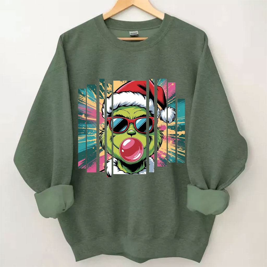 Christmas Green Monster Funny Grinch Sweatshirt