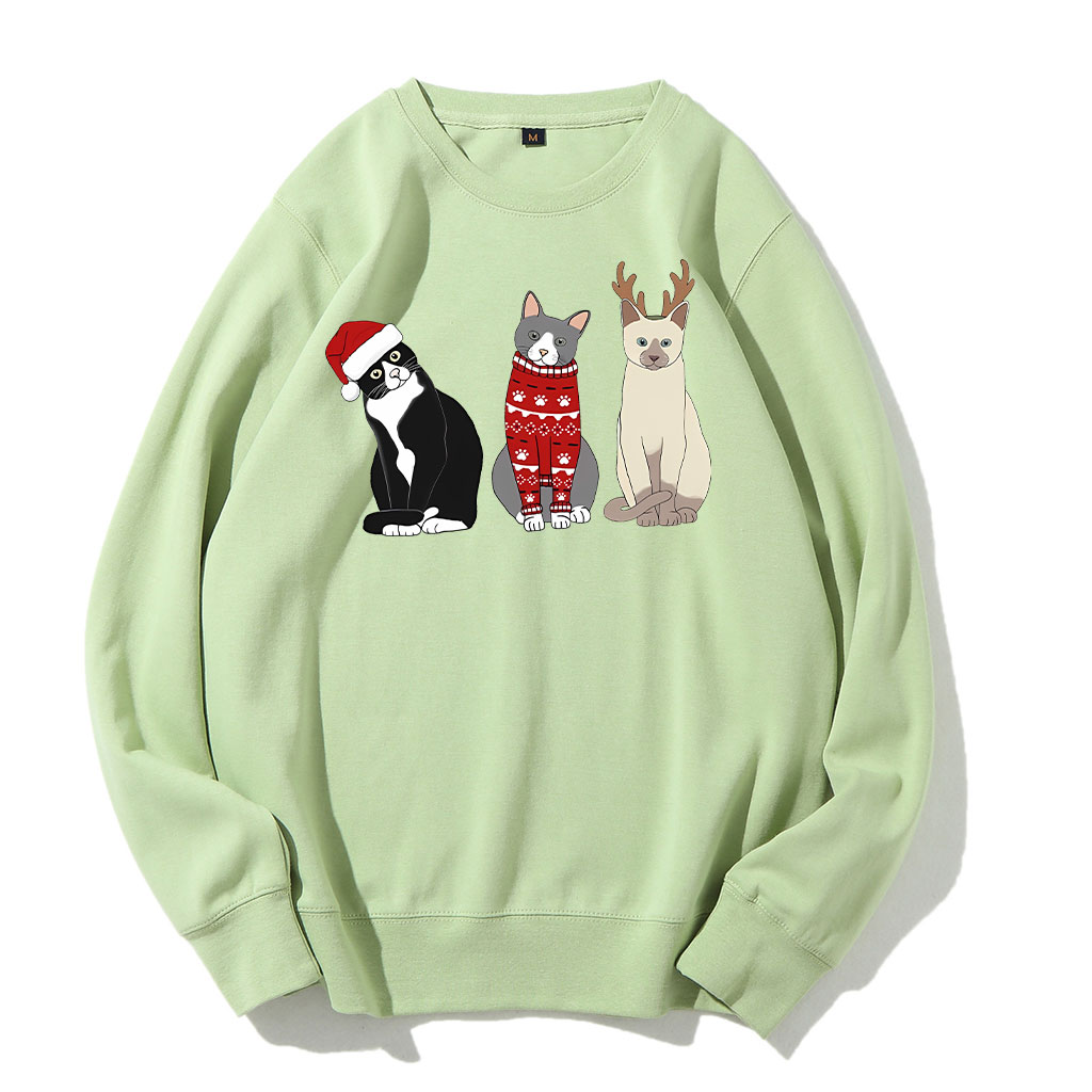 Christmas Cat Sweatshirt