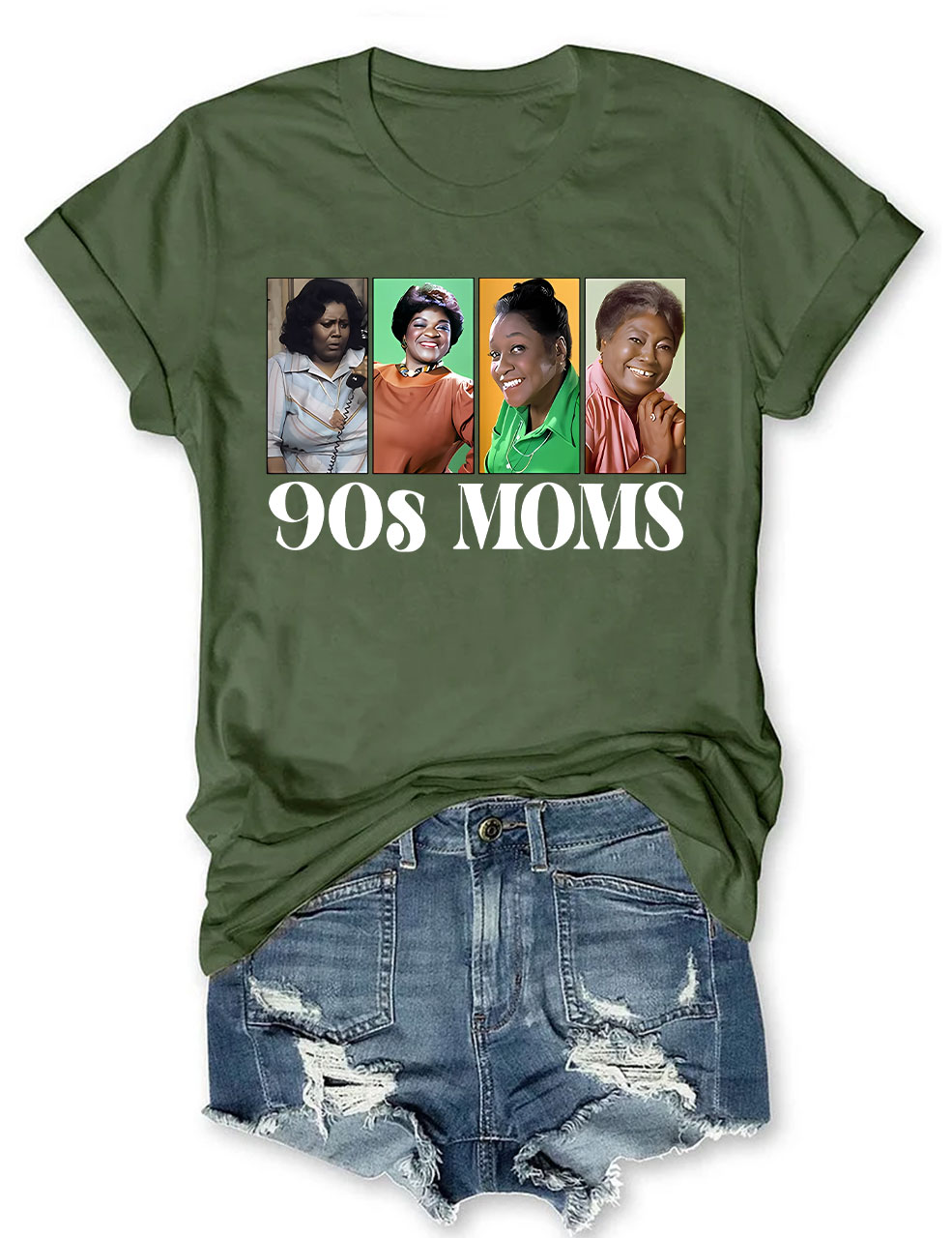 Retro 90��s Mom Vibes T-shirt