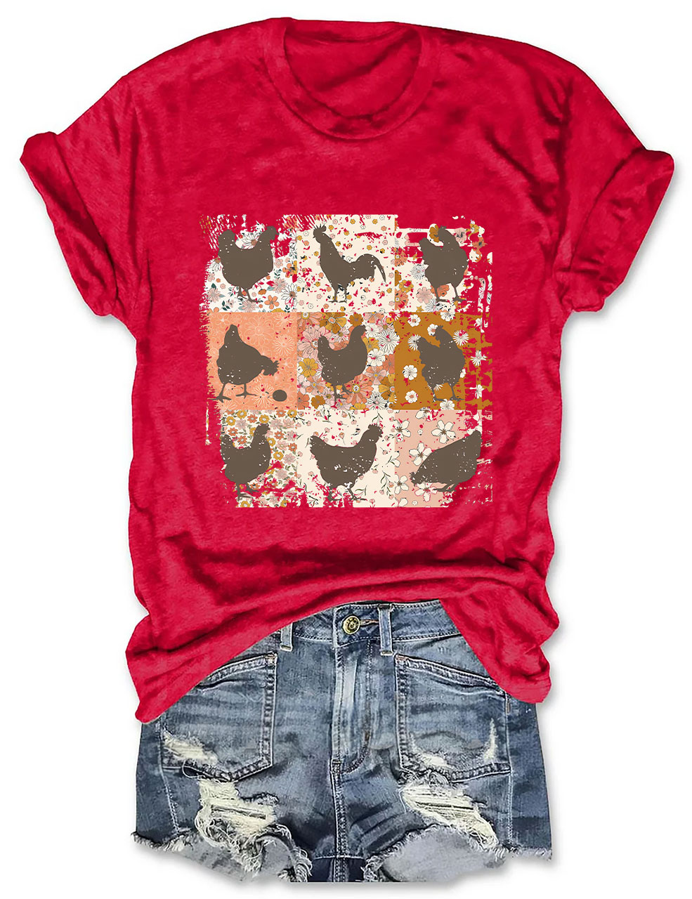 Boho Chickens T-Shirt