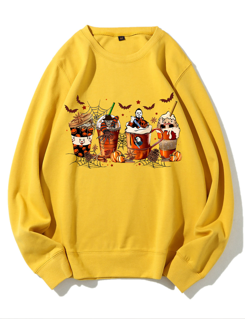 Skeleton Coffee Cups Sweatshirt