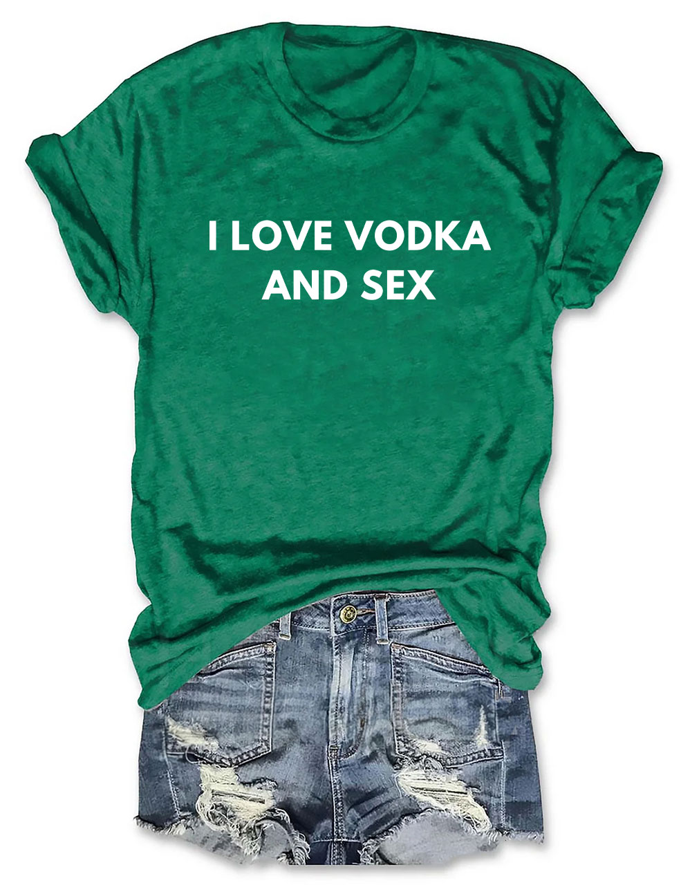 I Love Vodka And Sex Funny T-Shirt