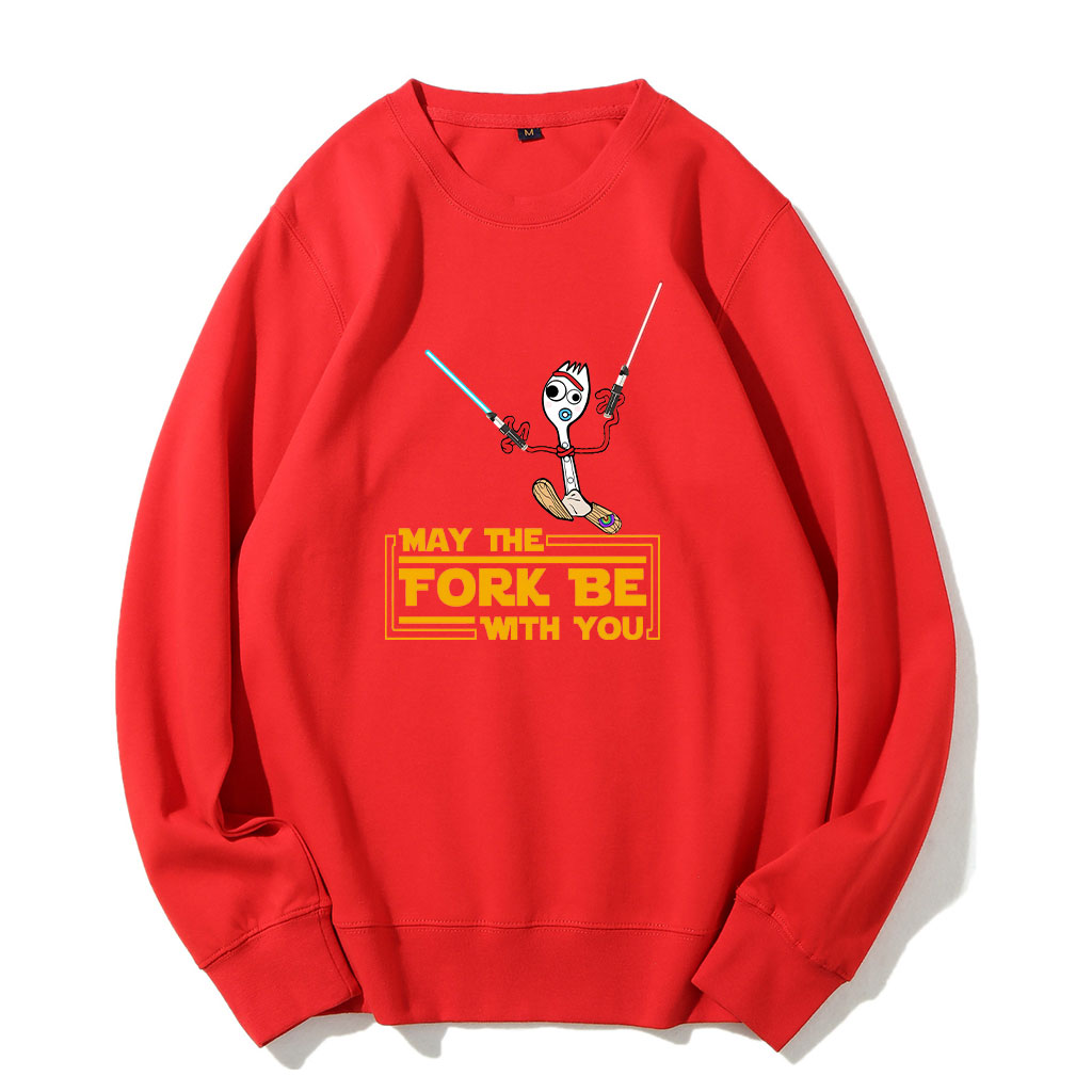 May the Fork Be With You Forky Star Wars Funny Sweatshirt