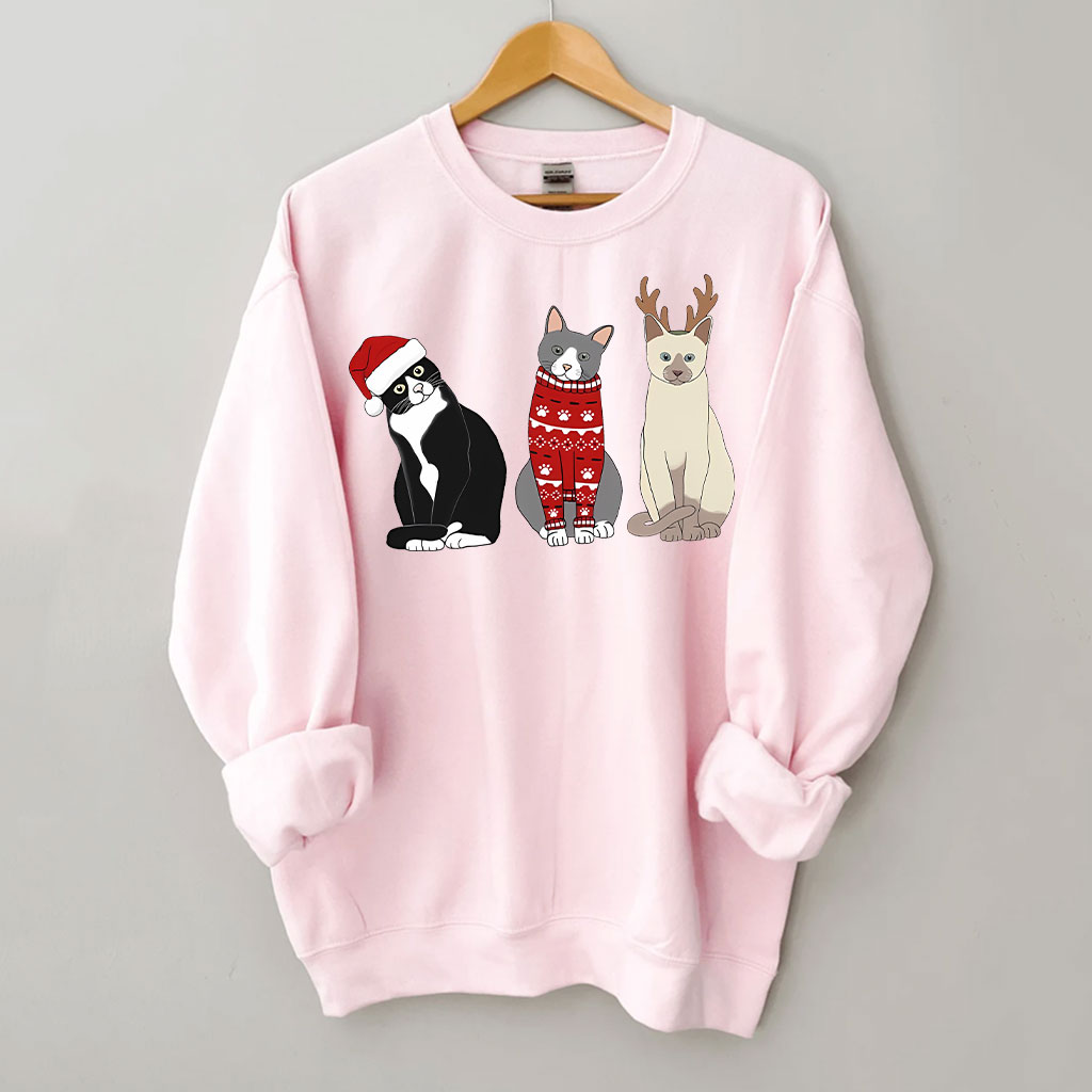 Christmas Cat Sweatshirt