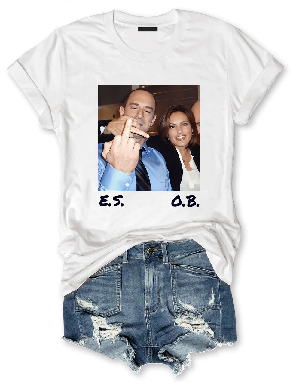 Ell.iot Sta.bler And Oli.via Benso.n T-Shirt