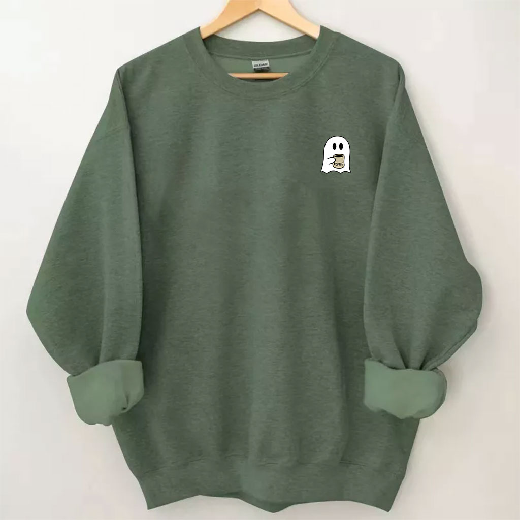 Cute Spooky Coffee Sweatshirt