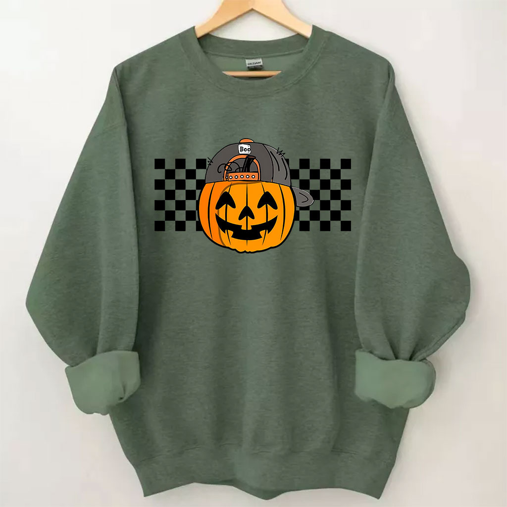 Pumpkin Dude Toddler Funny Sweatshirt