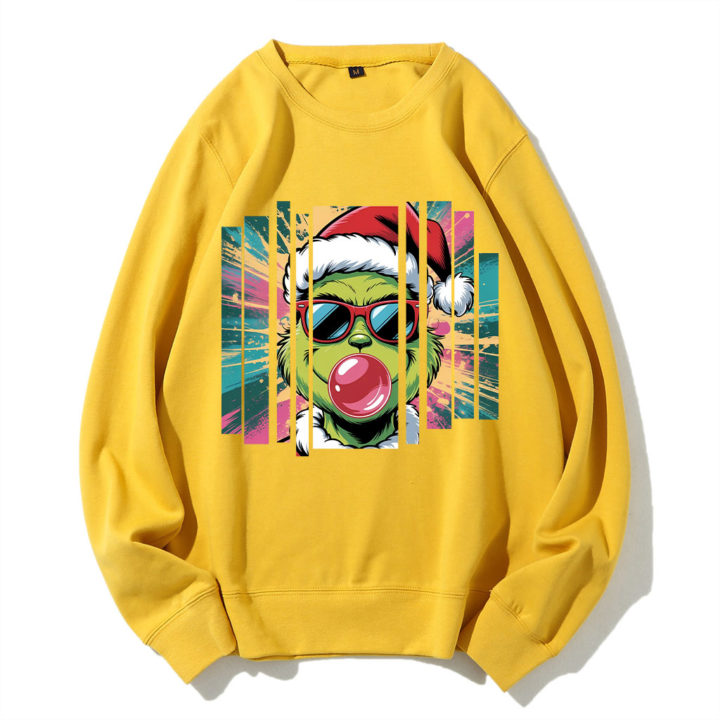 Christmas Green Monster Funny Grinch Sweatshirt
