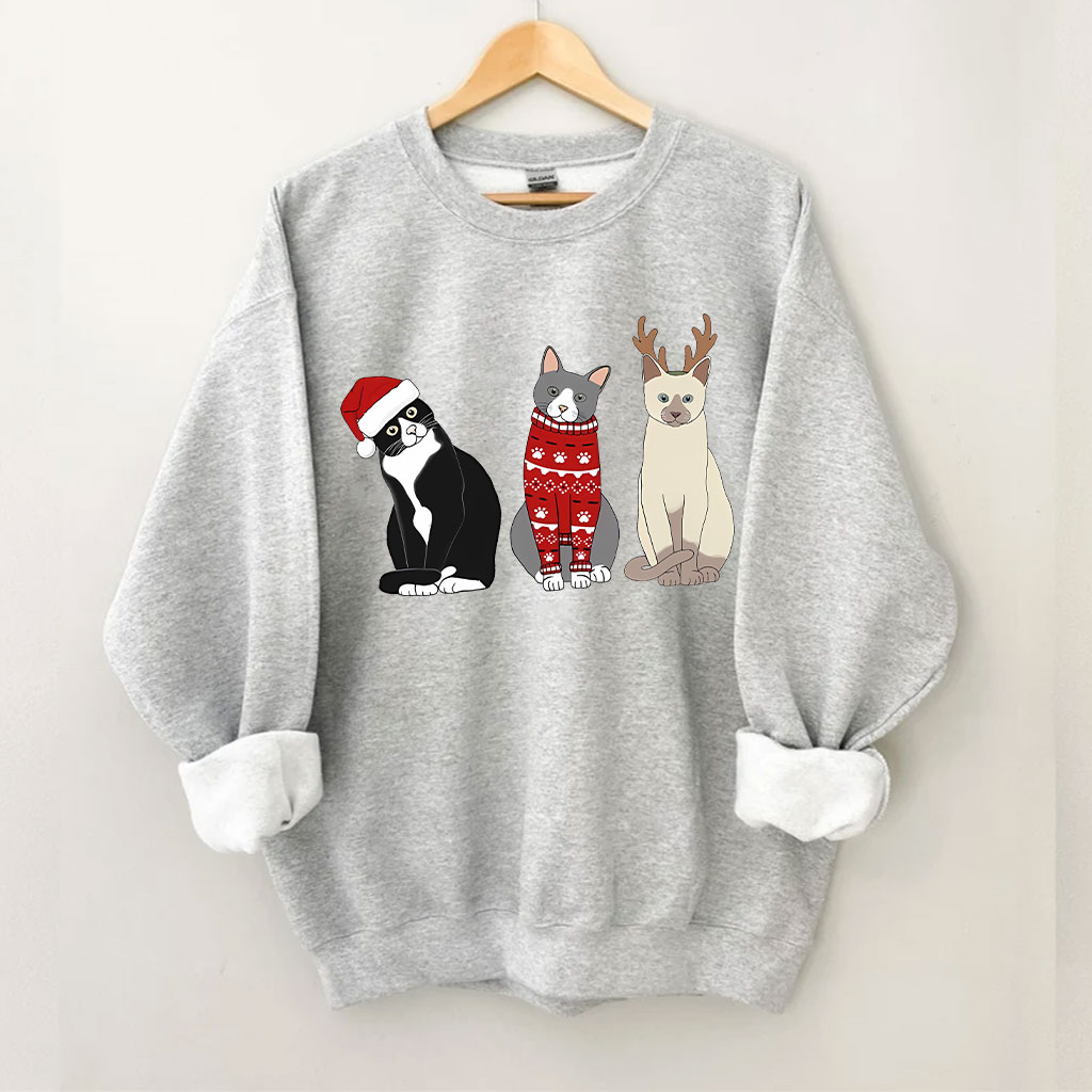 Christmas Cat Sweatshirt