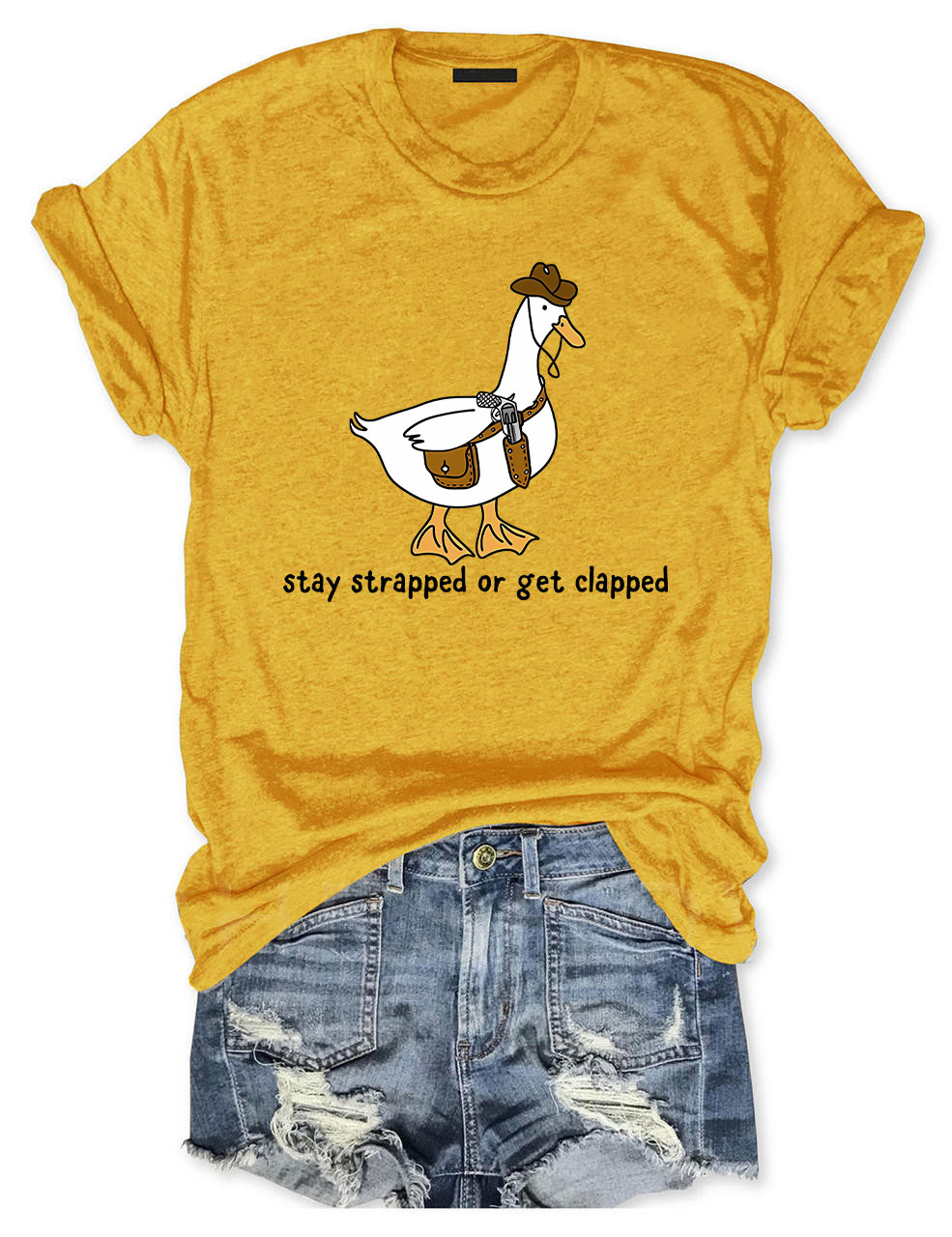 Stay Strapped or Get Clapped T-shirt