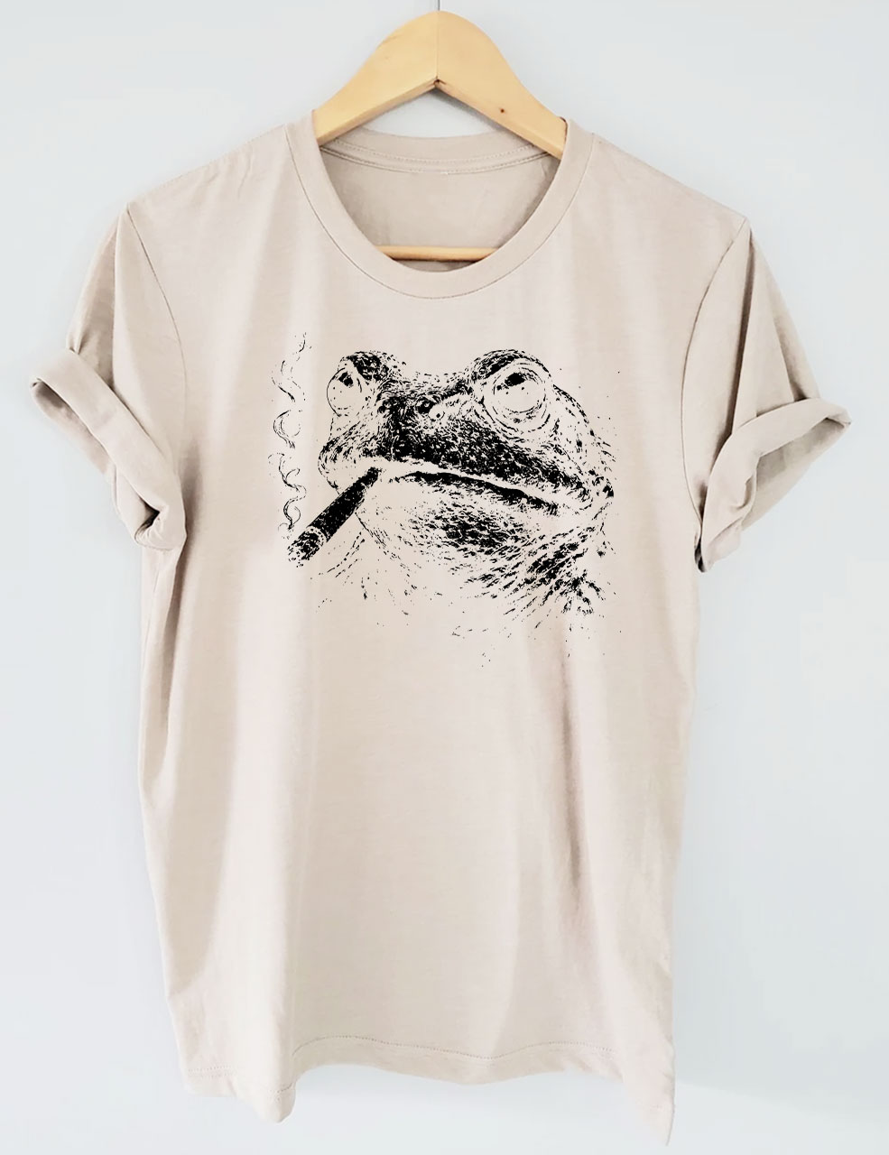 Vintage Punk Frog Funny T-Shirt