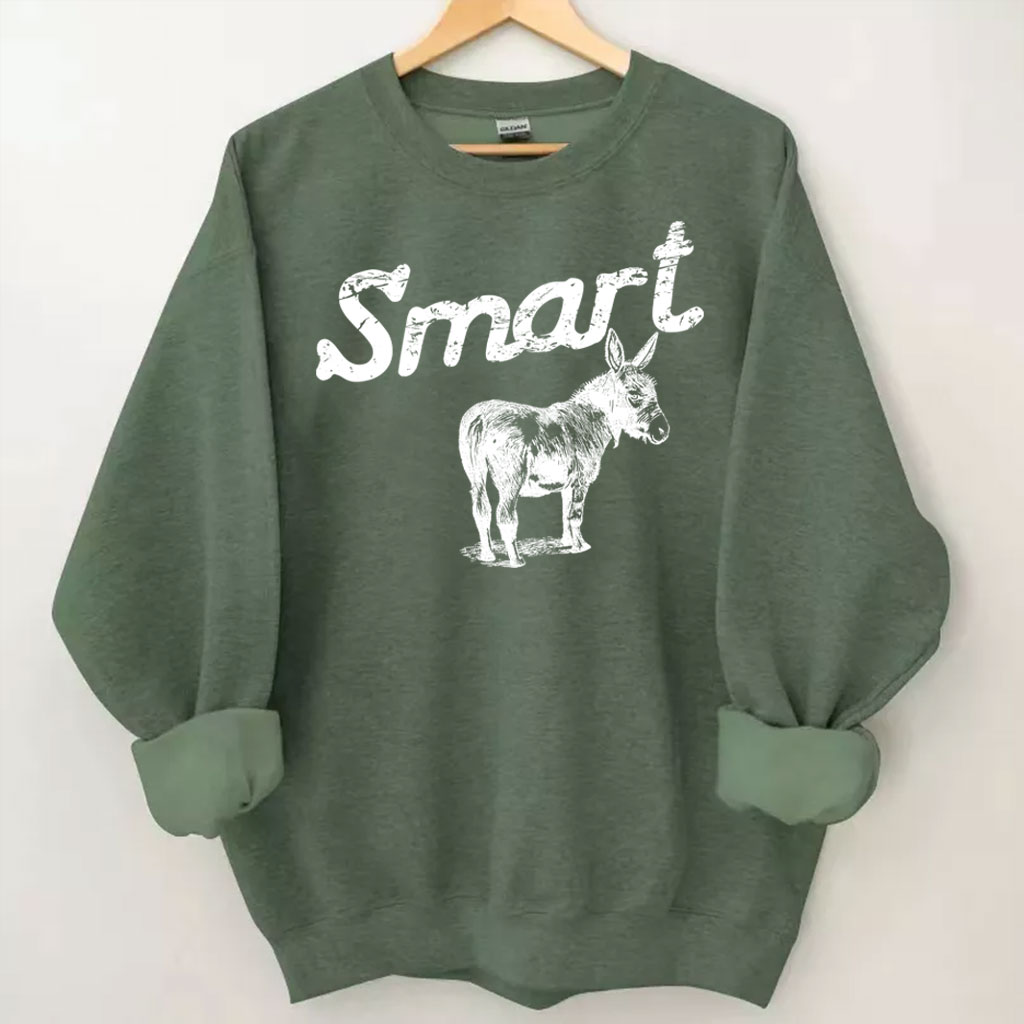 Smart Ass Donkey Sweatshirt