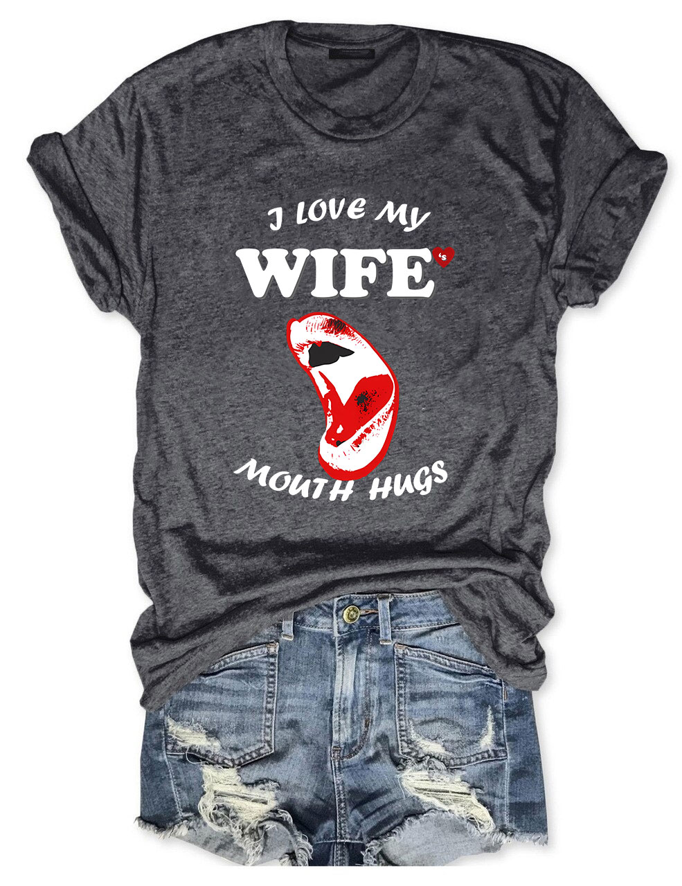 "I Love My Wife" Adult Funny T-Shirt