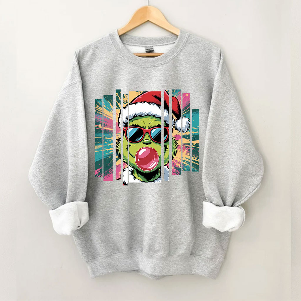 Christmas Green Monster Funny Grinch Sweatshirt