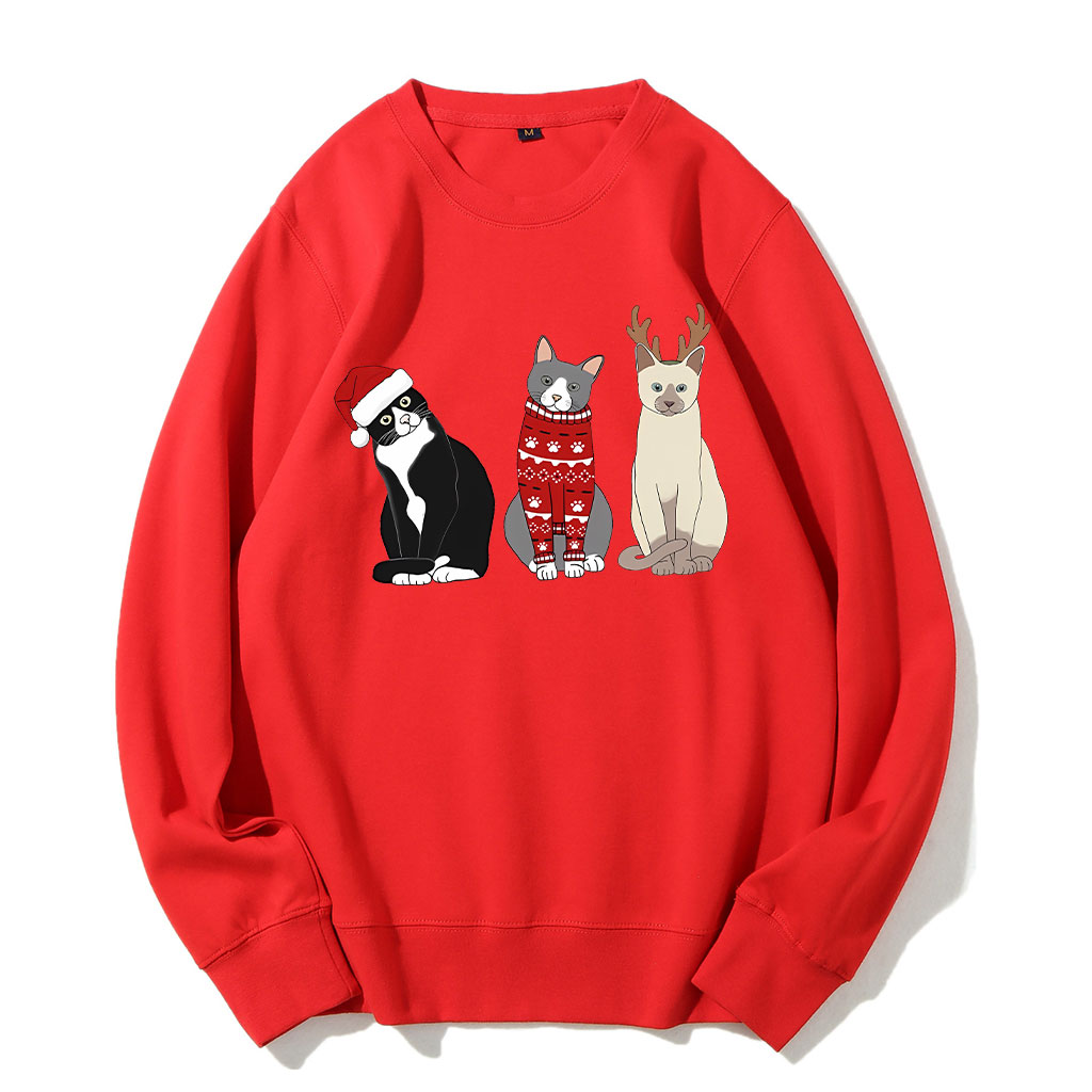 Christmas Cat Sweatshirt