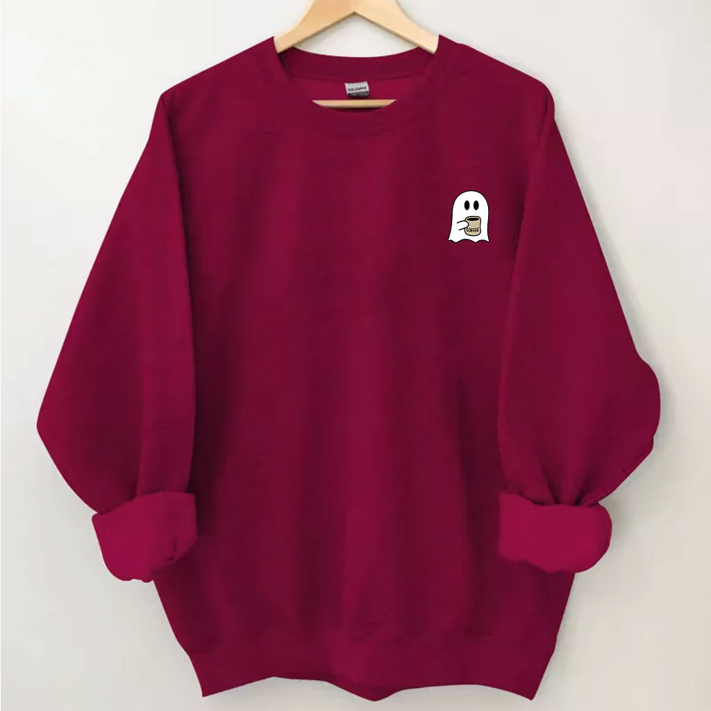 Cute Spooky Coffee Sweatshirt