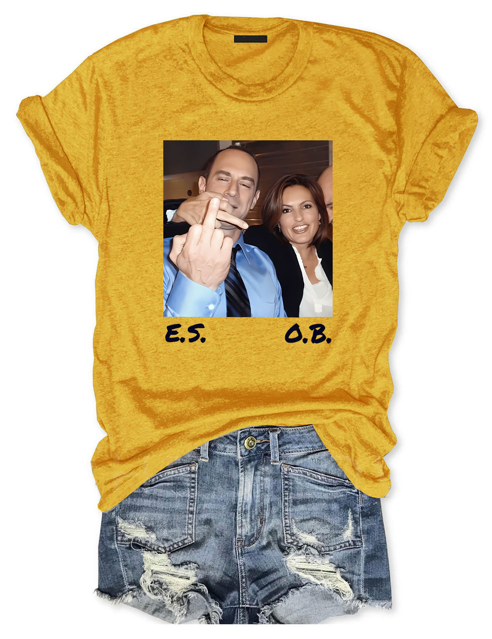 Ell.iot Sta.bler And Oli.via Benso.n T-Shirt