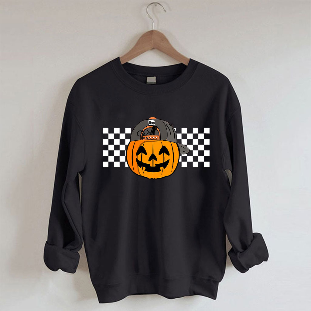 Pumpkin Dude Toddler Funny Sweatshirt