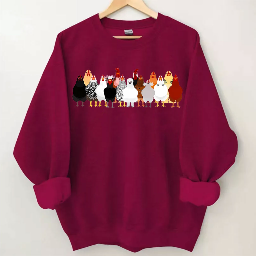 Funny Chickens Sweatshirt