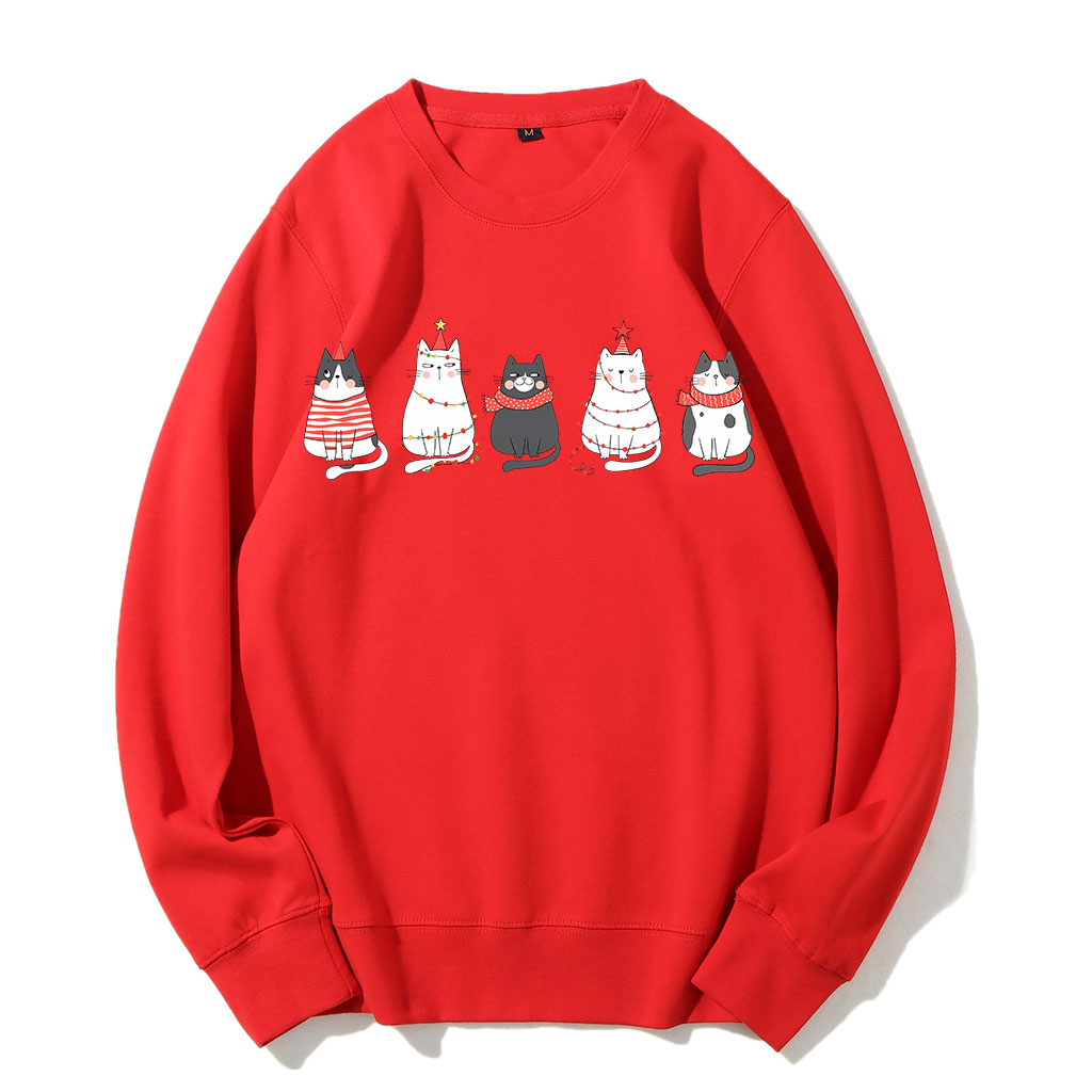 Cute Cat Christmas Sweatshirt