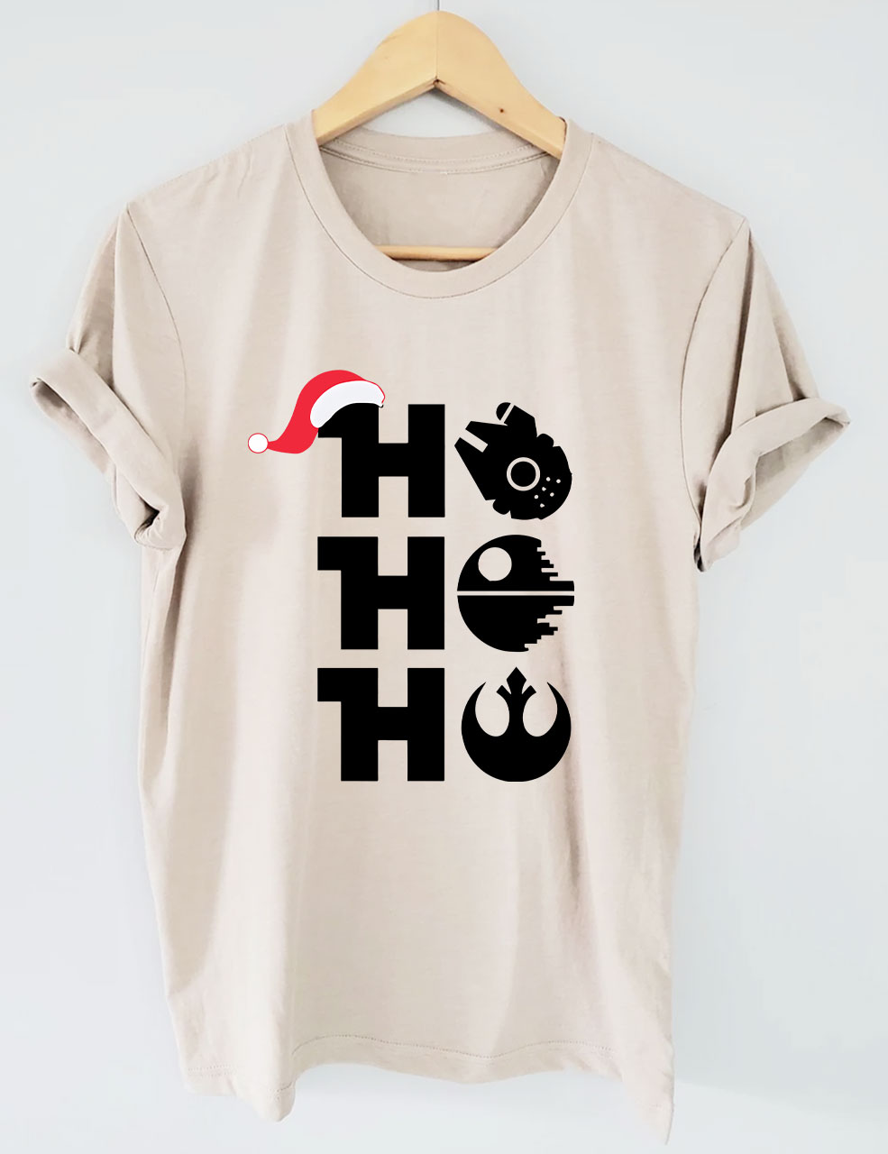 Ho Ho Ho Star Wars Christmas Funny T-shirt