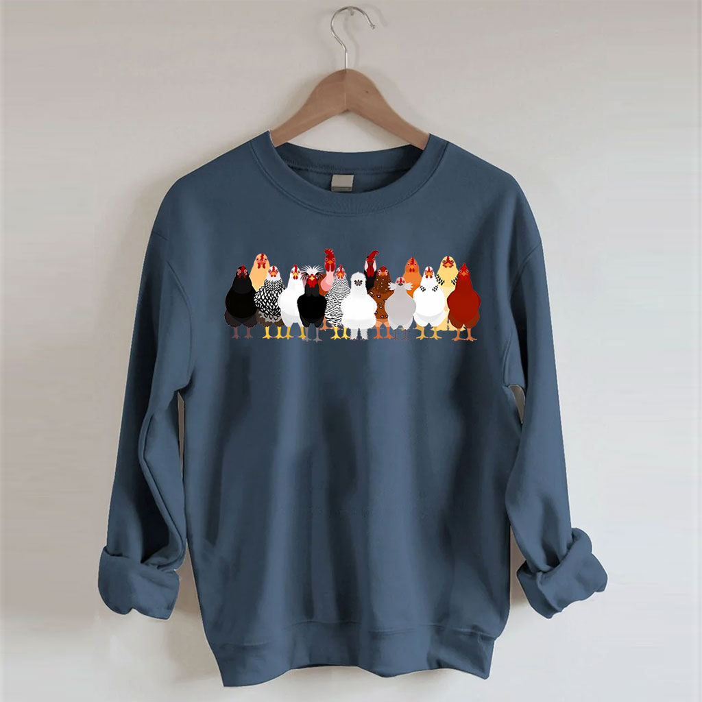 Funny Chickens Sweatshirt