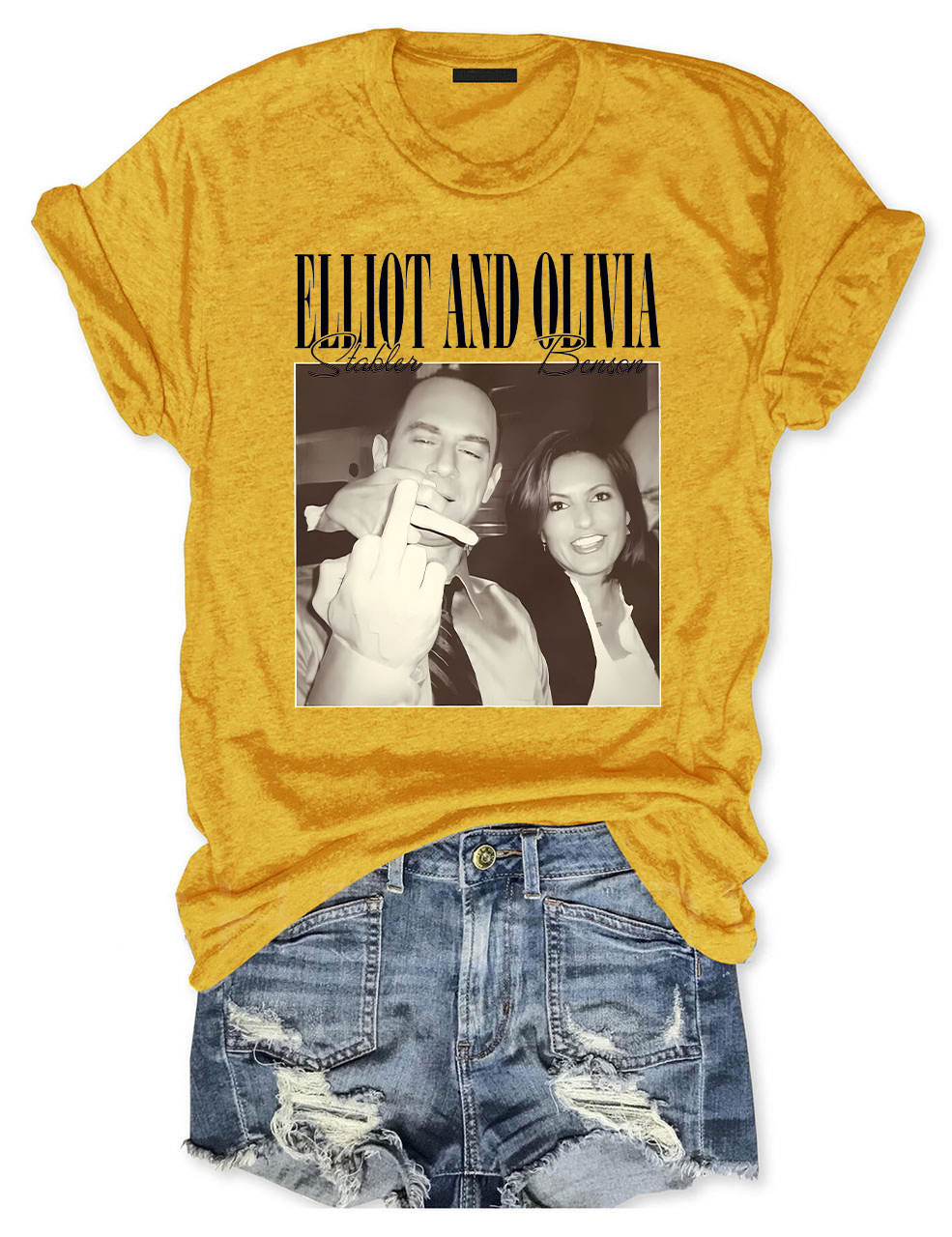 Elliot Stabler And Olivia Benson T-Shirt