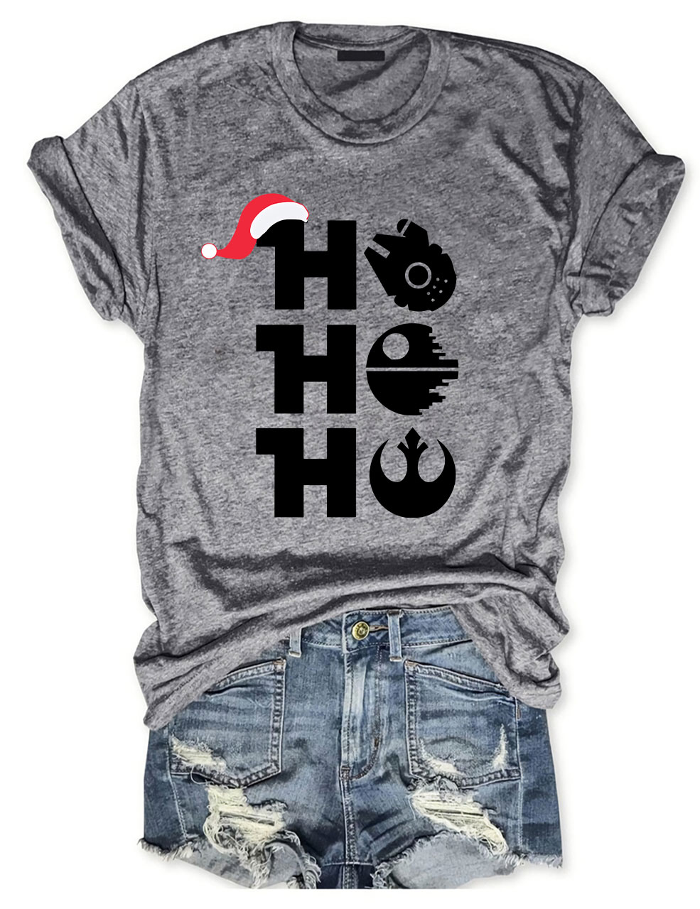 Ho Ho Ho Star Wars Christmas Funny T-shirt