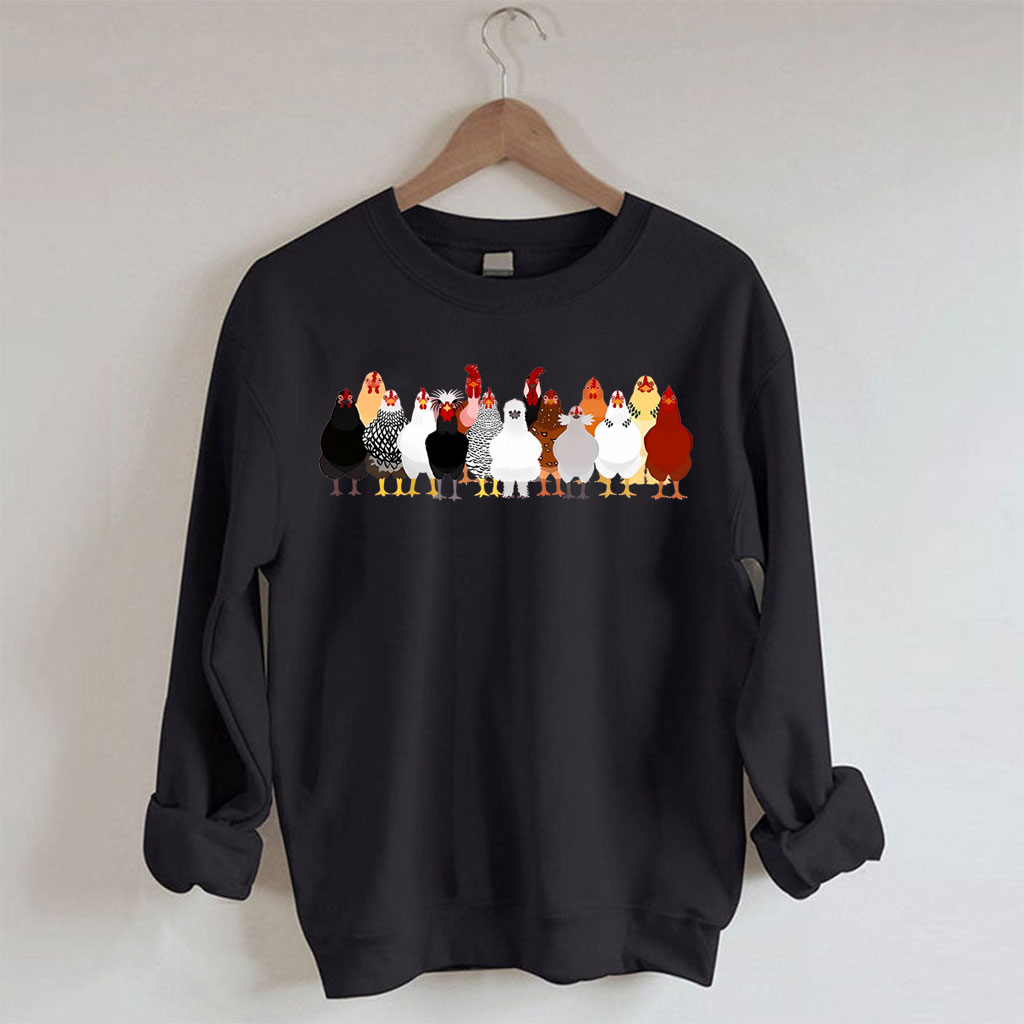 Funny Chickens Sweatshirt