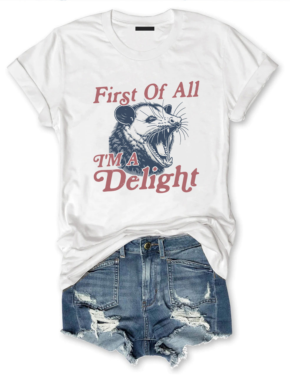 First of All, I'm a Delight T-shirt