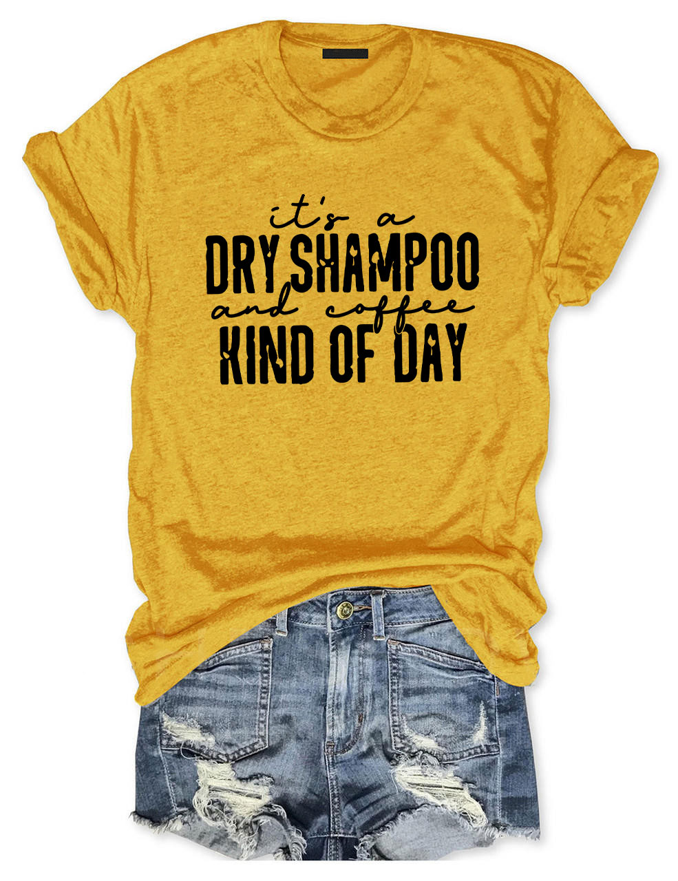 It's a Dry Shampoo and Coffee Kind of Day Funny T-shirt