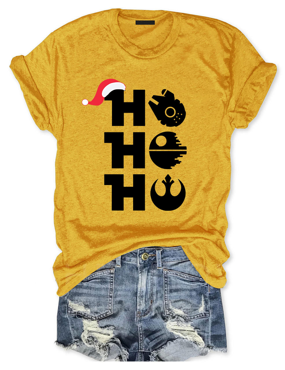 Ho Ho Ho Star Wars Christmas Funny T-shirt