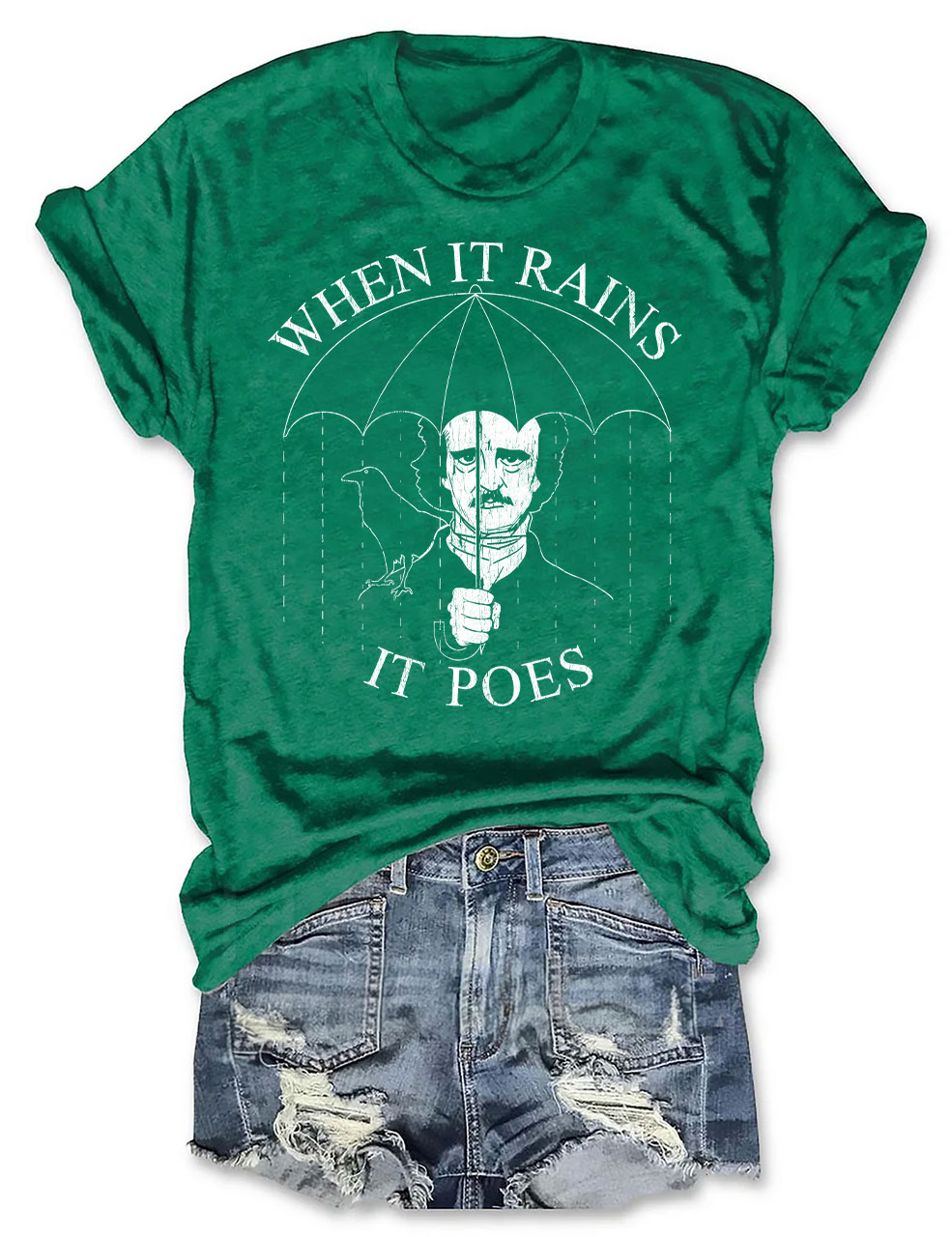 When It Rains It Poes T-shirt