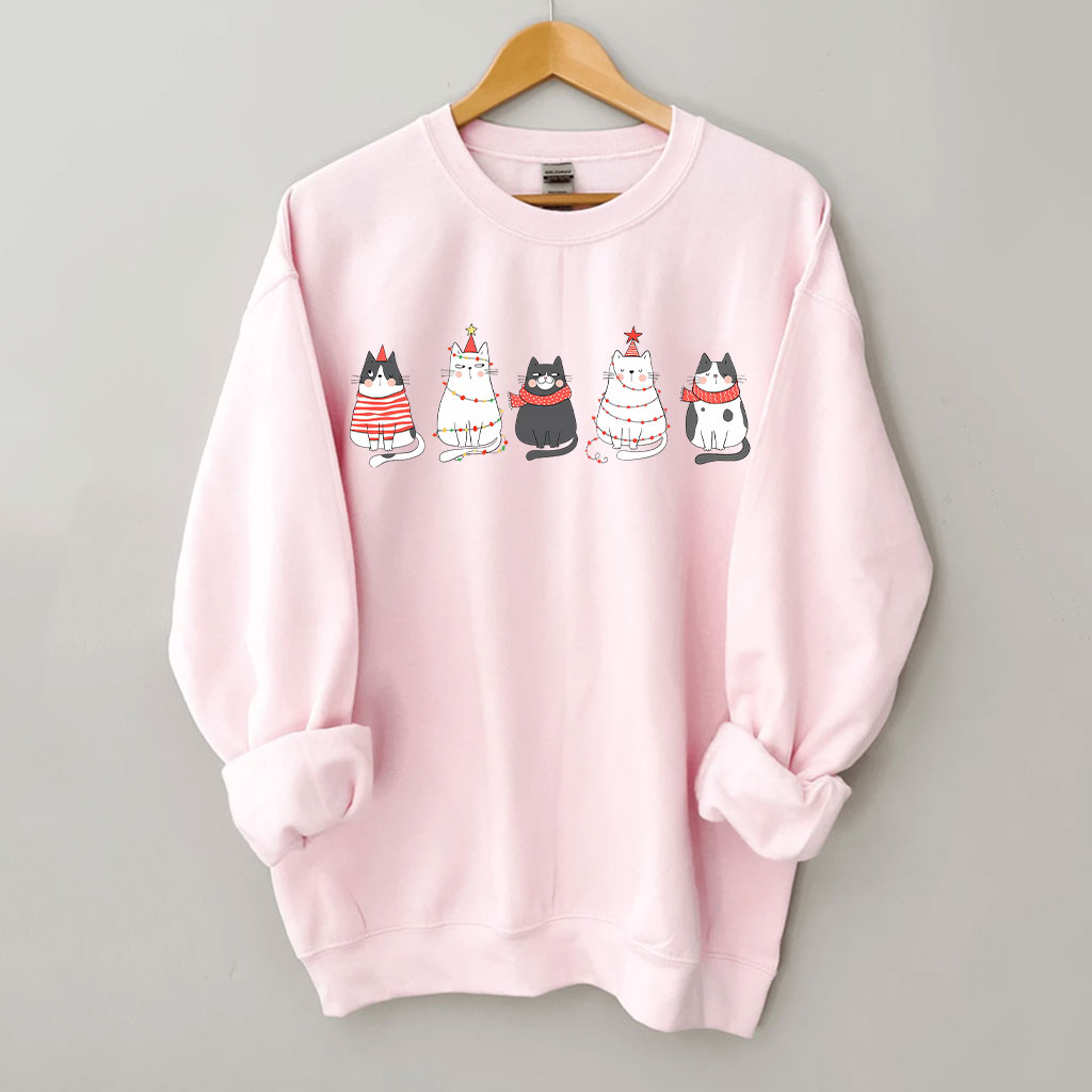 Cute Cat Christmas Sweatshirt