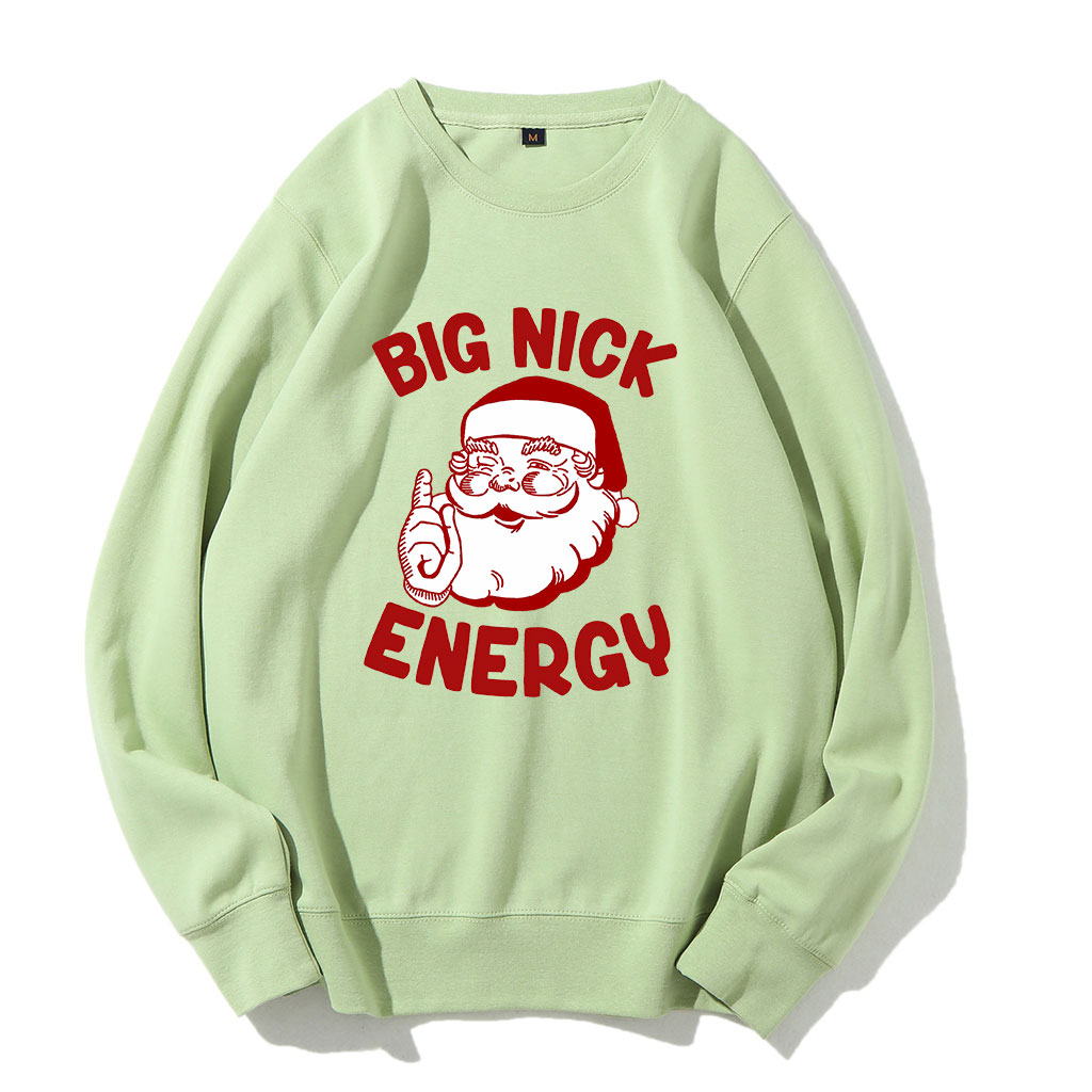 Big Nick Energy Funny Christmas Sweatshirt