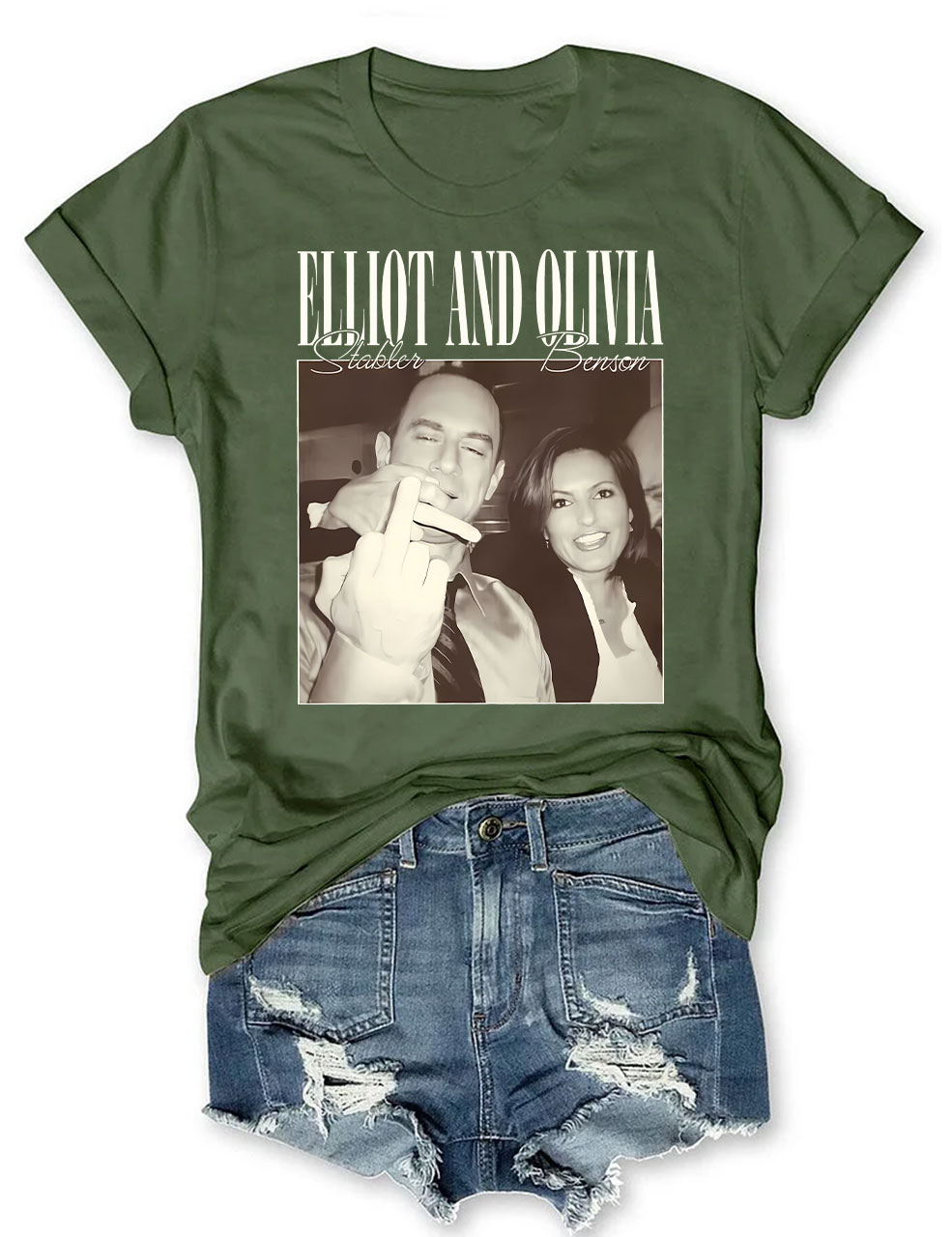 Elliot Stabler And Olivia Benson T-Shirt