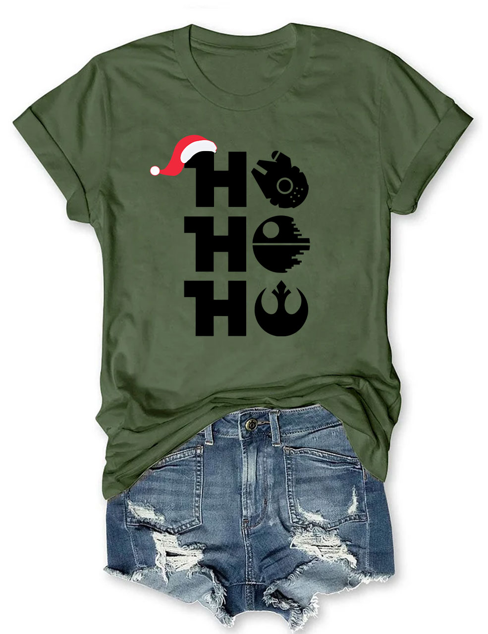 Ho Ho Ho Star Wars Christmas Funny T-shirt