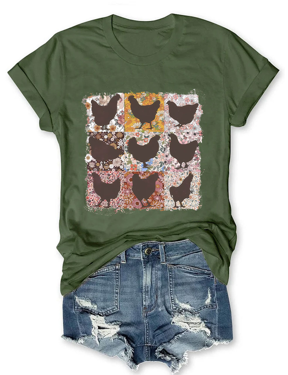 Boho Chickens T-Shirt