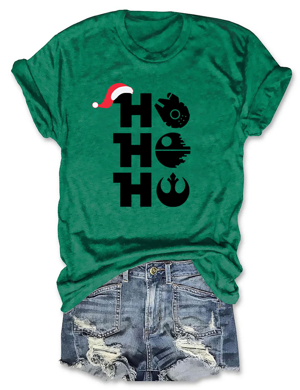 Ho Ho Ho Star Wars Christmas Funny T-shirt
