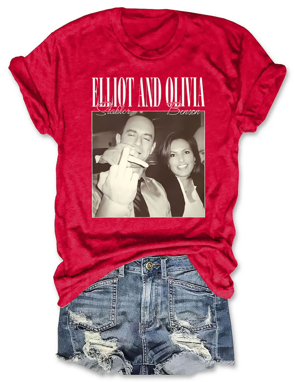 Elliot Stabler And Olivia Benson T-Shirt