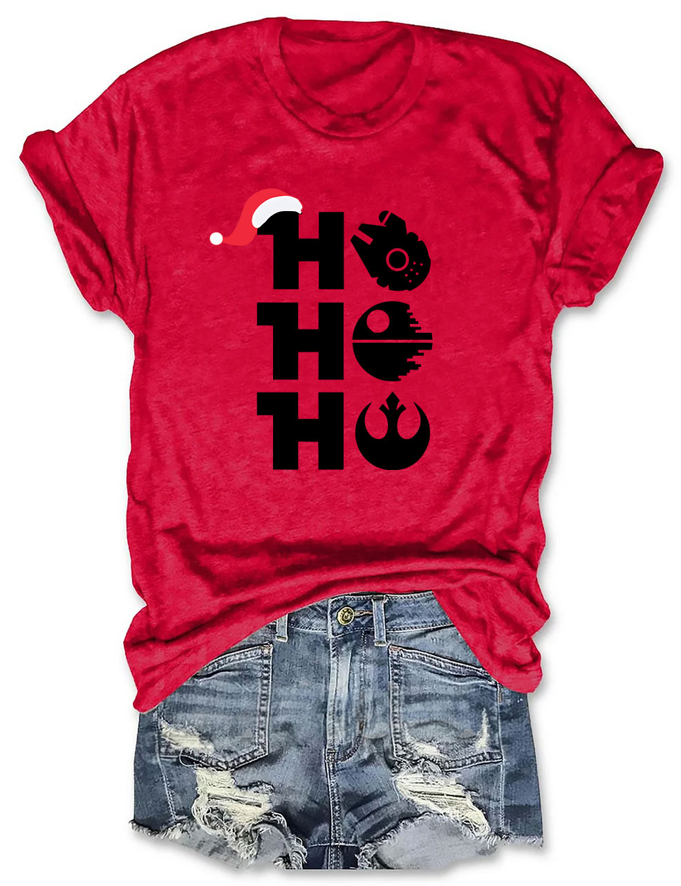 Ho Ho Ho Star Wars Christmas Funny T-shirt