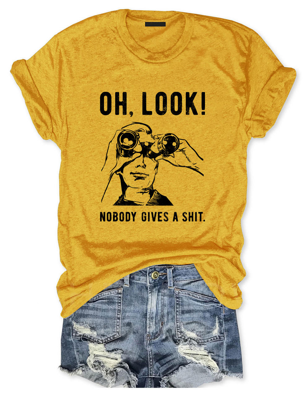 Oh, Look Nobody Gives A Shit Funny Sarcastic T-Shirt