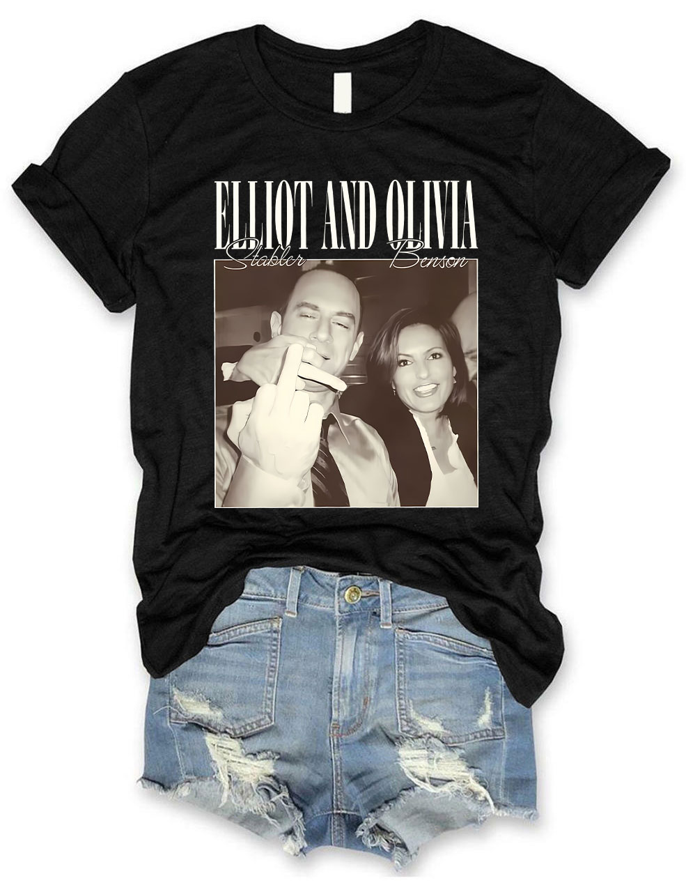 Elliot Stabler And Olivia Benson T-Shirt