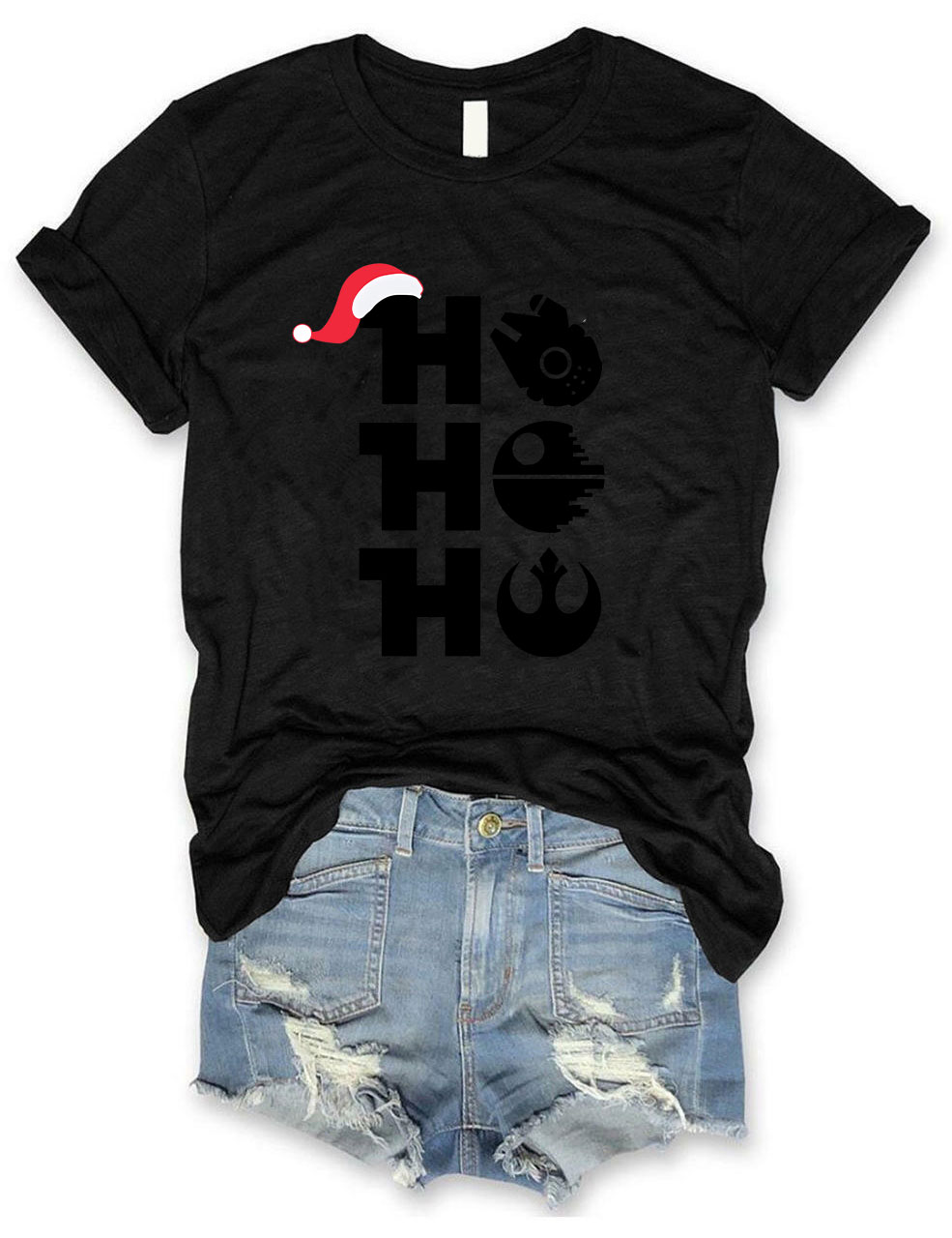 Ho Ho Ho Star Wars Christmas Funny T-shirt
