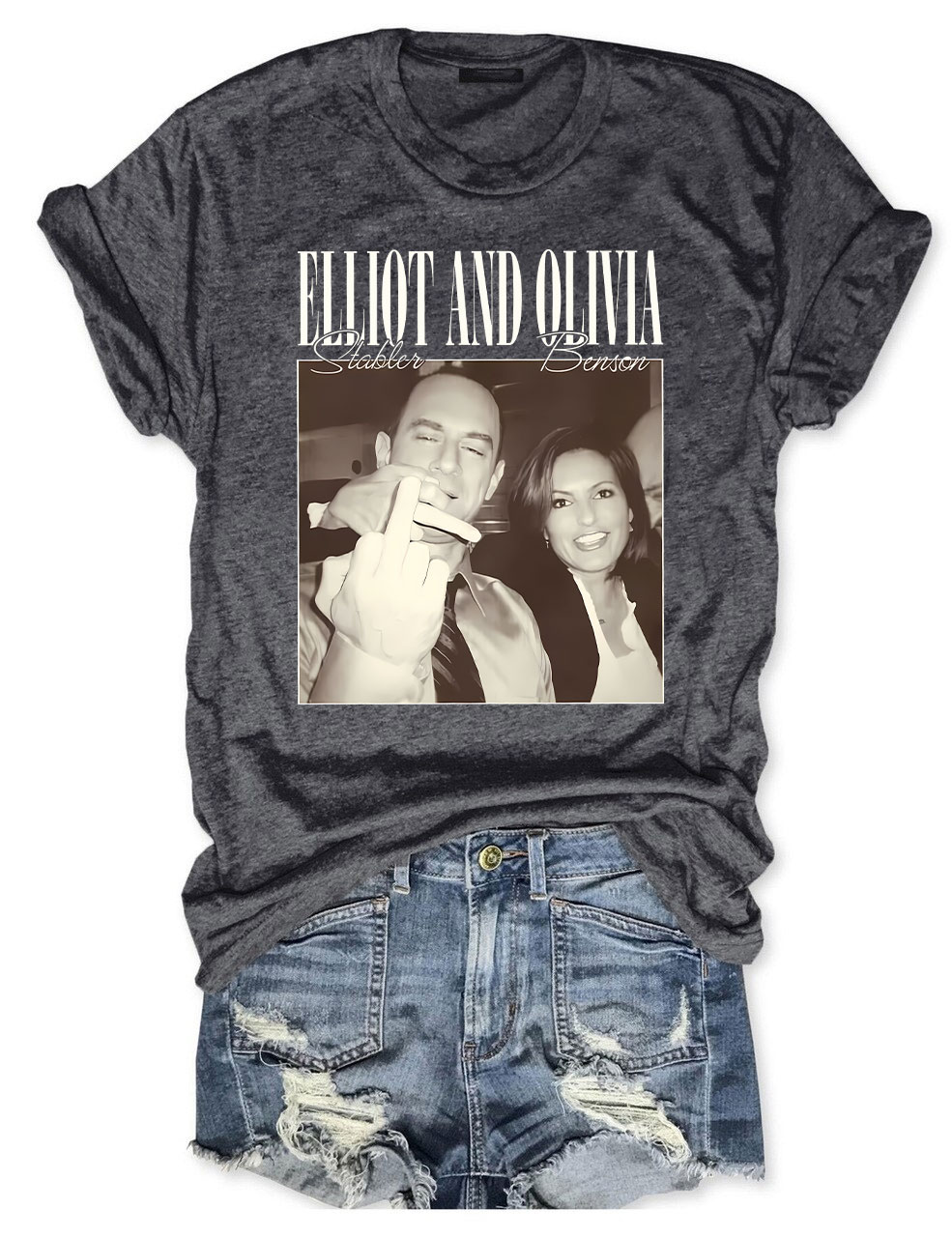 Elliot Stabler And Olivia Benson T-Shirt