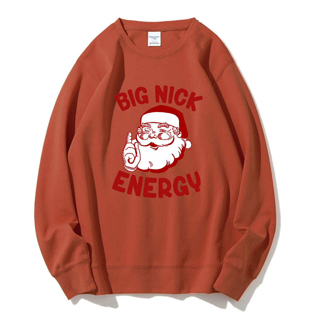 Big Nick Energy Funny Christmas Sweatshirt